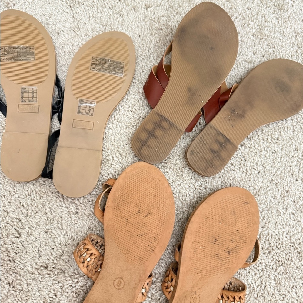 3 pair of Sandals - Picture 6 of 7